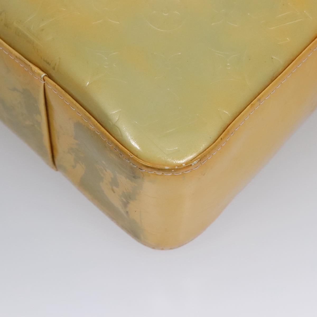 LOUIS VUITTON Monogram Vernis Columbus Tote Bag Gris M91028 LV Auth BA812