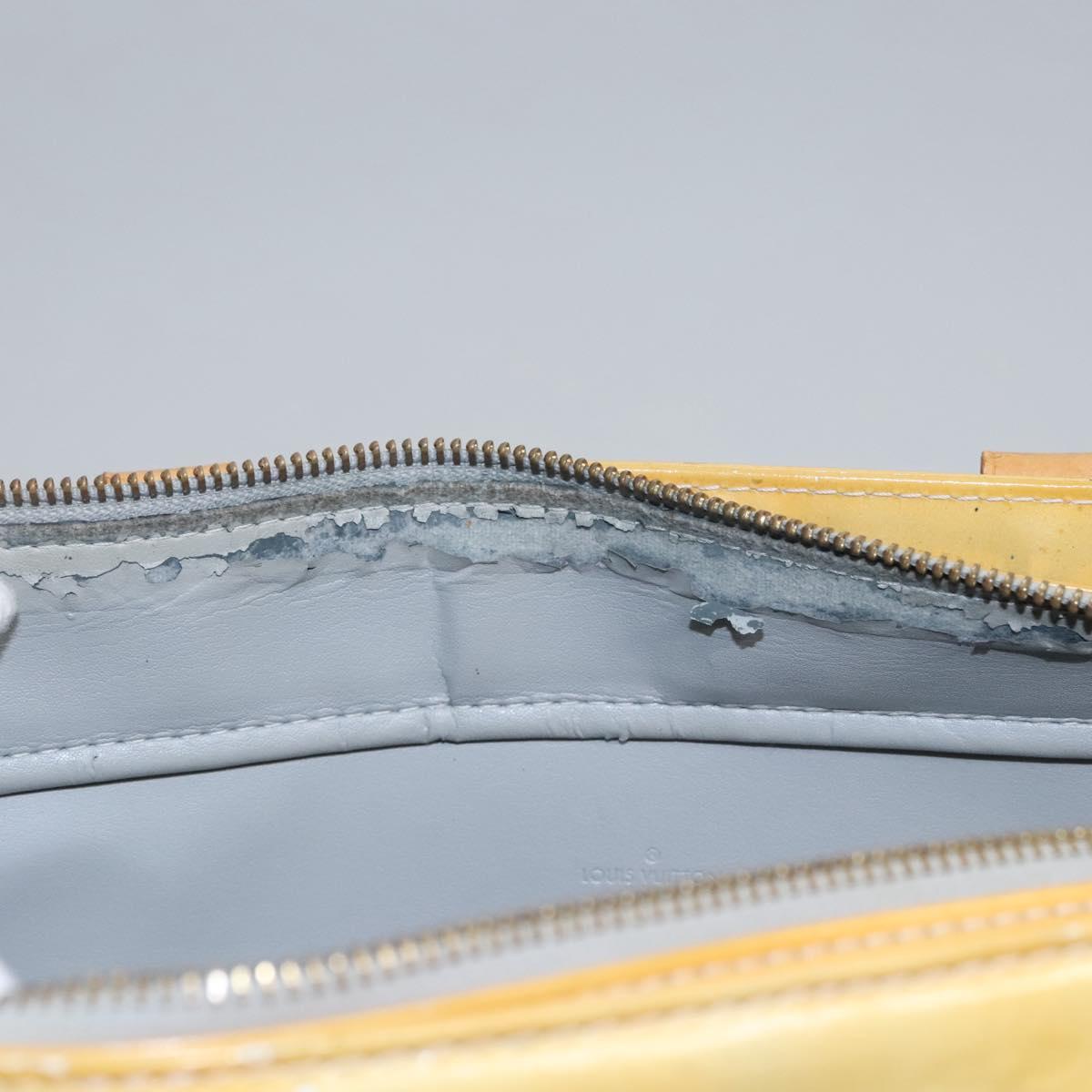 LOUIS VUITTON Monogram Vernis Columbus Tote Bag Gris M91028 LV Auth BA812