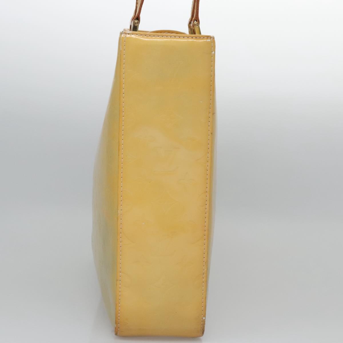 LOUIS VUITTON Monogram Vernis Columbus Tote Bag Gris M91028 LV Auth BA812