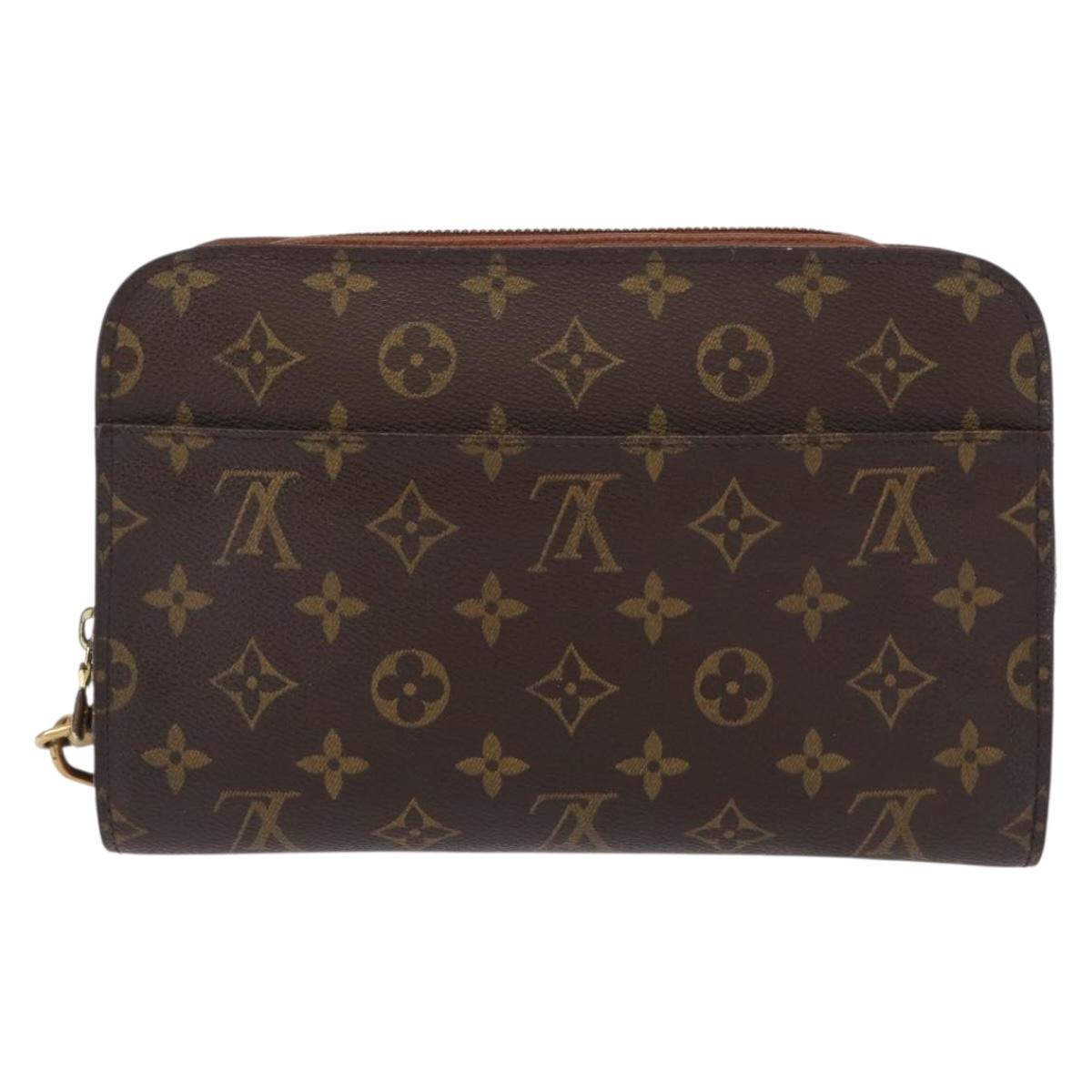 LOUIS VUITTON Monogram Orsay Clutch Bag M51790 LV Auth BA8121