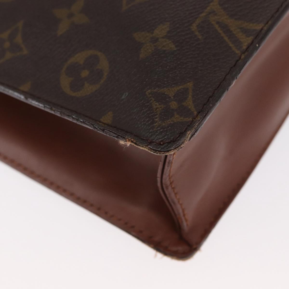 LOUIS VUITTON Monogram Monceau 28 Hand Bag M51185 LV Auth BA8123