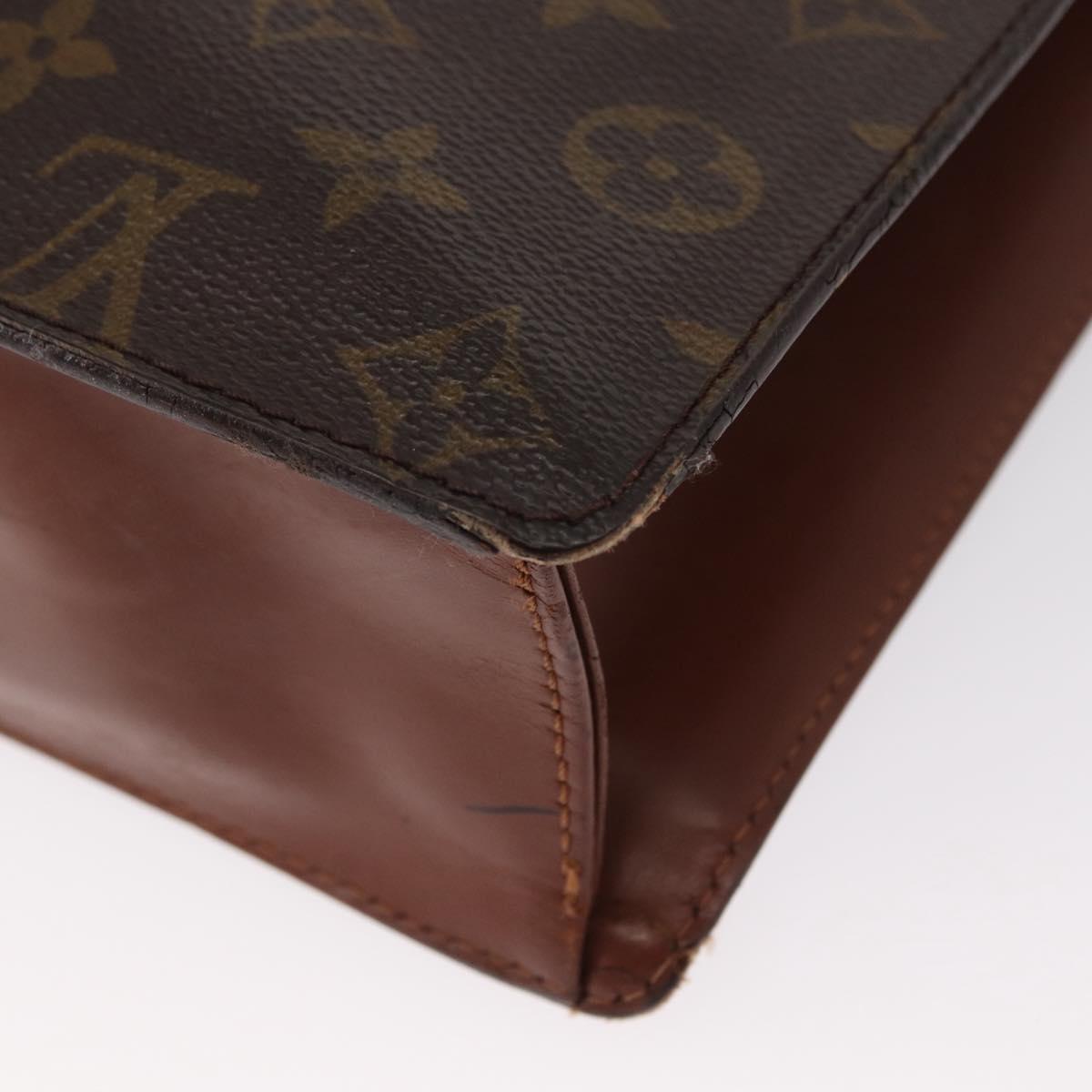 LOUIS VUITTON Monogram Monceau 28 Hand Bag M51185 LV Auth BA8123