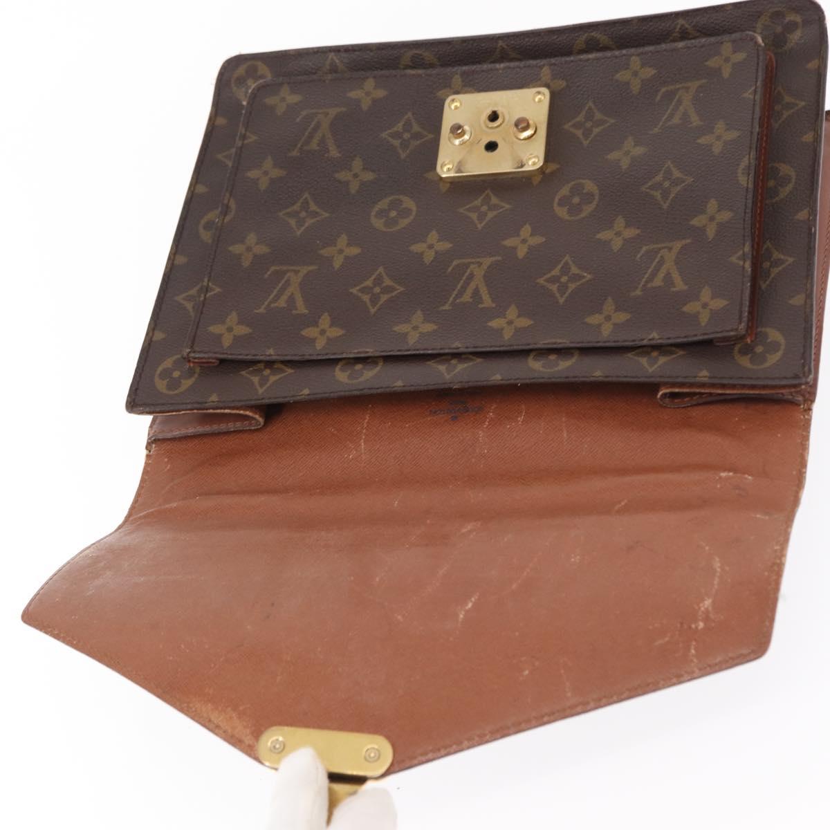 LOUIS VUITTON Monogram Monceau 28 Hand Bag M51185 LV Auth BA8123