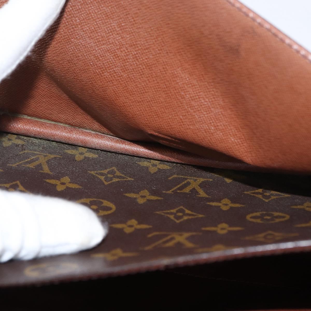 LOUIS VUITTON Monogram Monceau 28 Hand Bag M51185 LV Auth BA8123