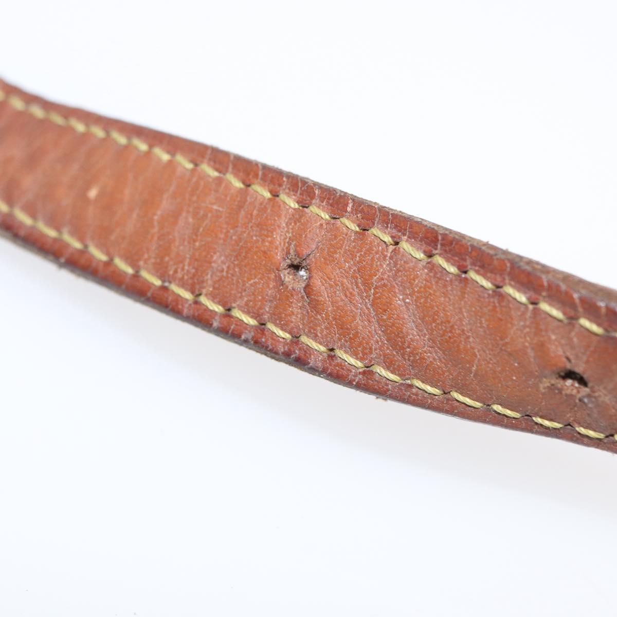 LOUIS VUITTON Monogram Saumur 30 Shoulder Bag M42256 LV Auth BA8124