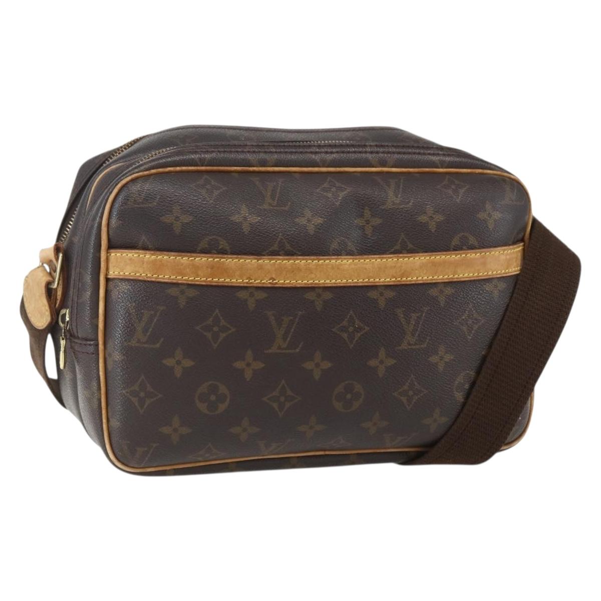 LOUIS VUITTON Monogram Reporter PM Shoulder Bag M45254 LV Auth BA8126