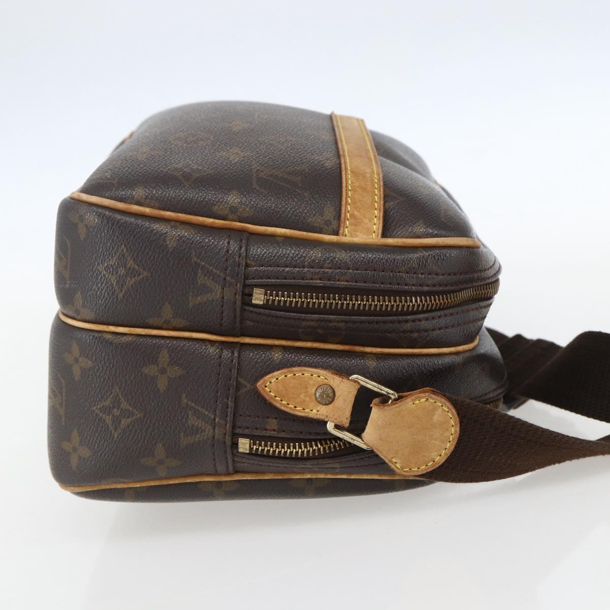 LOUIS VUITTON Monogram Reporter PM Shoulder Bag M45254 LV Auth BA8126