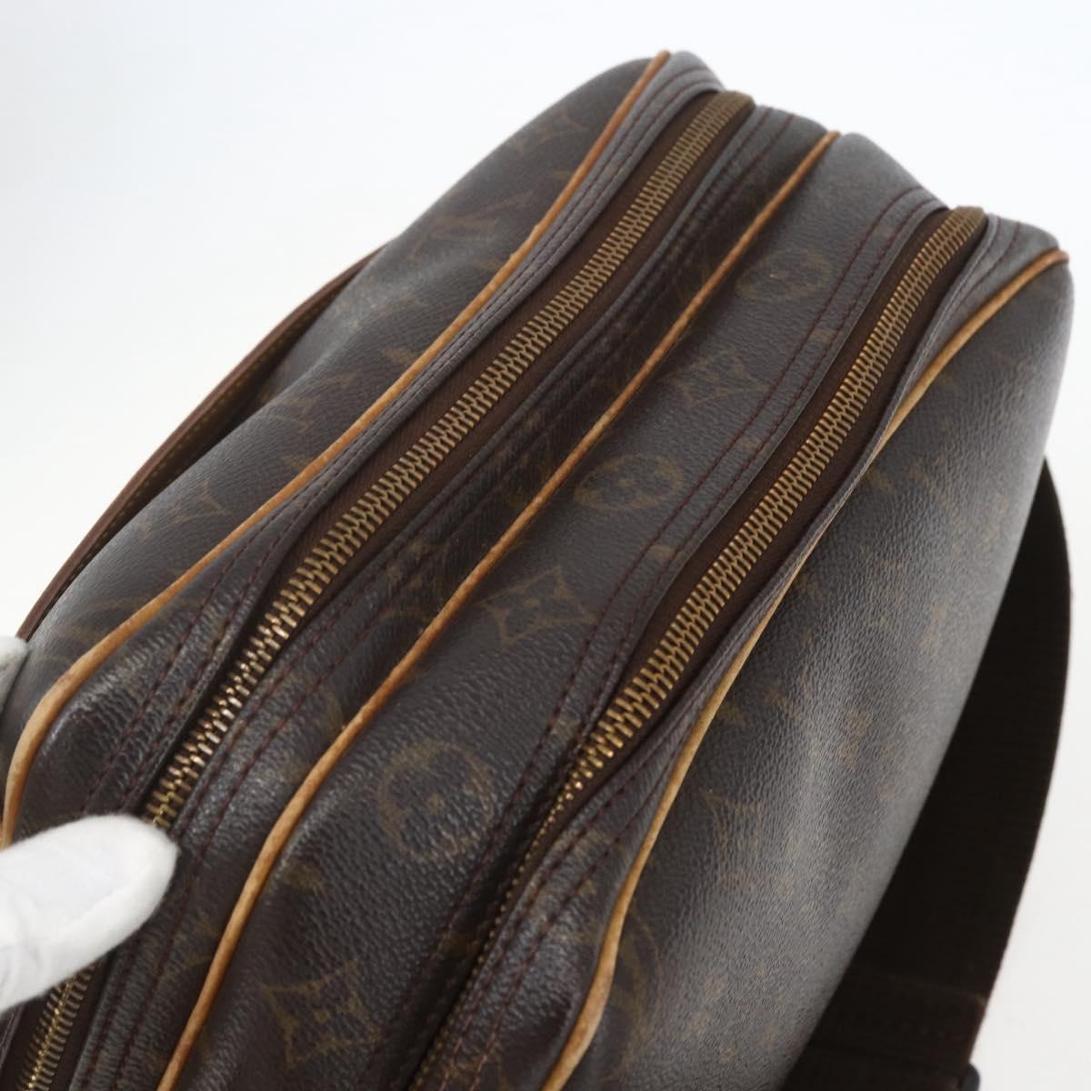 LOUIS VUITTON Monogram Reporter PM Shoulder Bag M45254 LV Auth BA8126