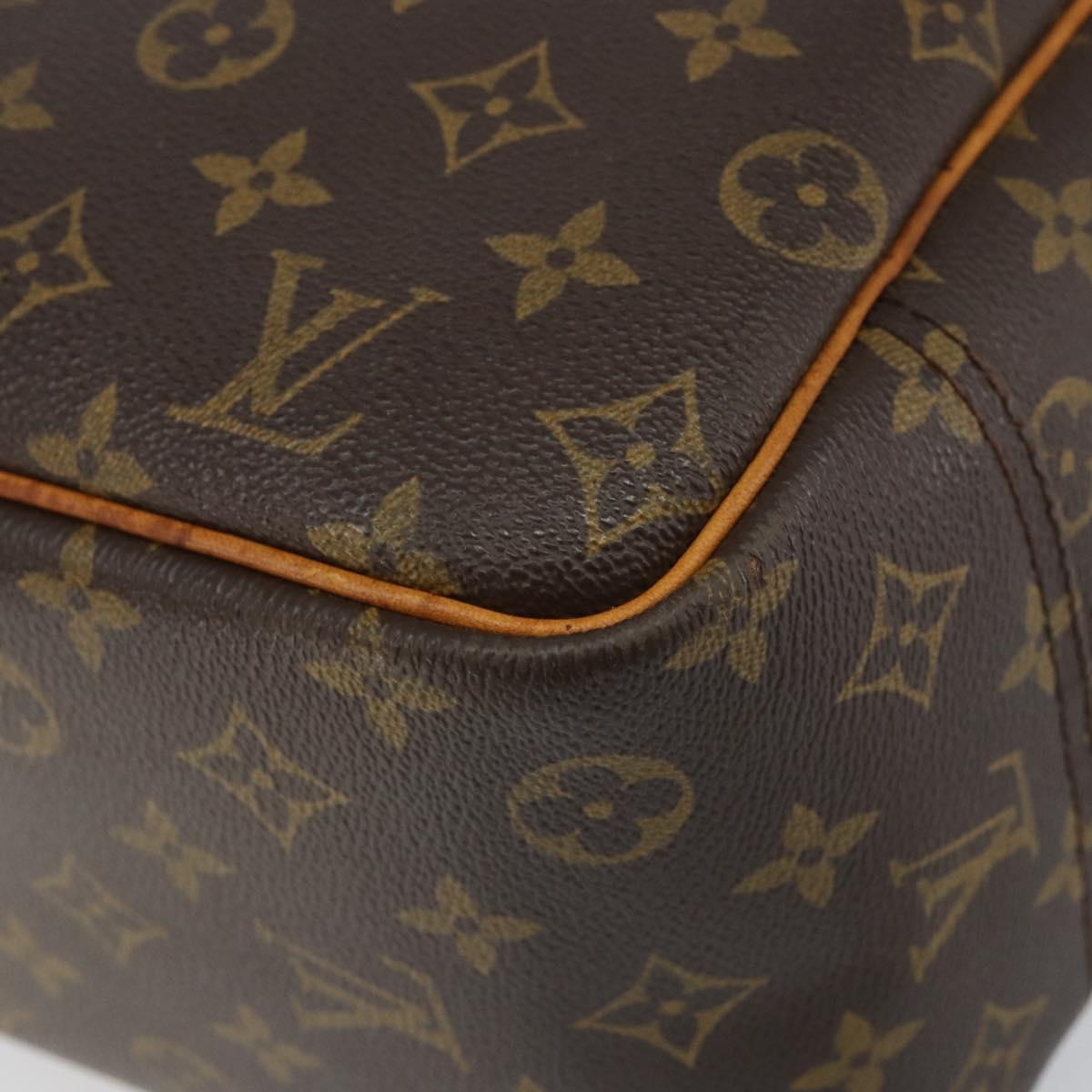 LOUIS VUITTON Monogram Deauville Hand Bag M47270 LV Auth BA8128