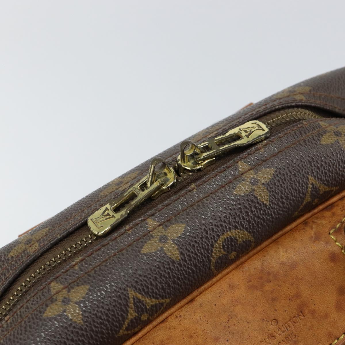 LOUIS VUITTON Monogram Deauville Hand Bag M47270 LV Auth BA8128