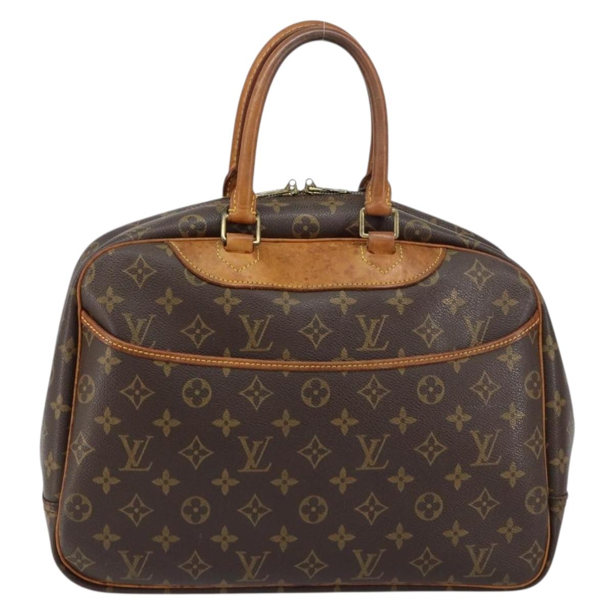 LOUIS VUITTON Monogram Deauville Hand Bag M47270 LV Auth BA8128