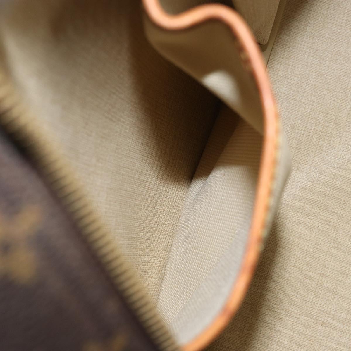 LOUIS VUITTON Monogram Deauville Hand Bag M47270 LV Auth BA8128