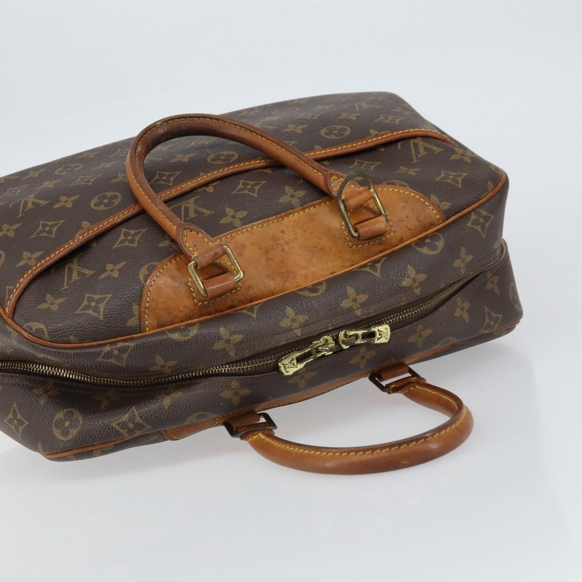 LOUIS VUITTON Monogram Deauville Hand Bag M47270 LV Auth BA8128