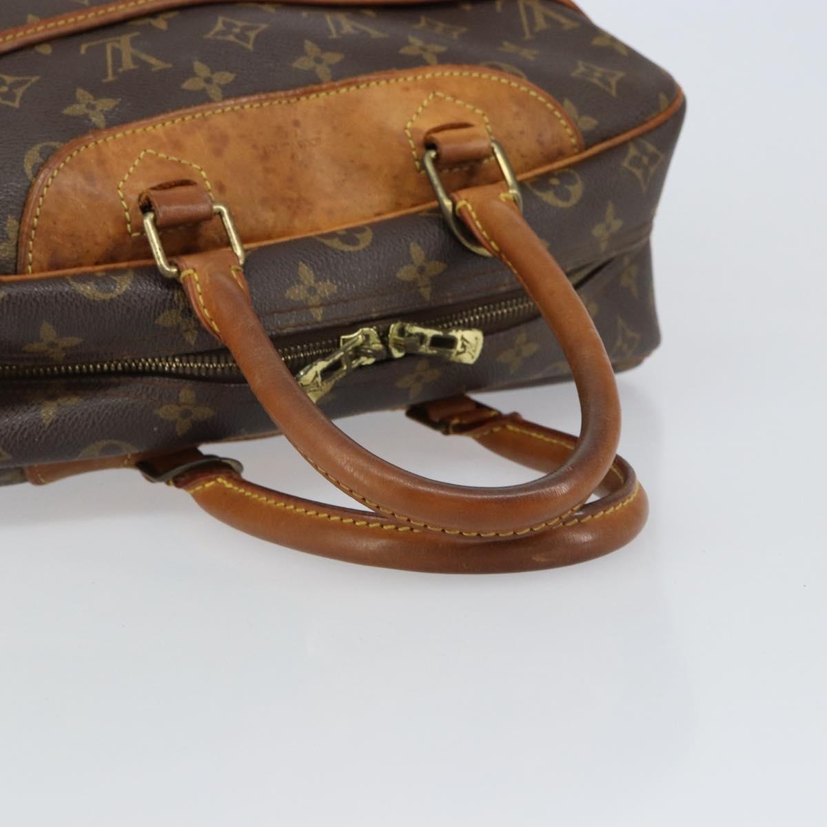 LOUIS VUITTON Monogram Deauville Hand Bag M47270 LV Auth BA8128