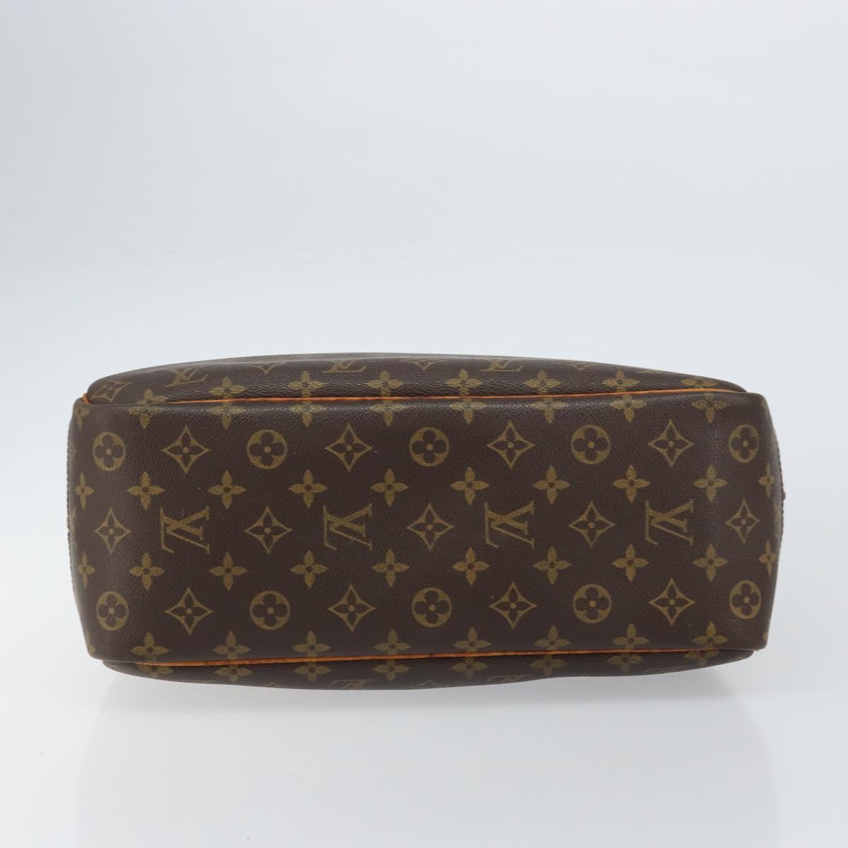 LOUIS VUITTON Monogram Deauville Hand Bag M47270 LV Auth BA8128