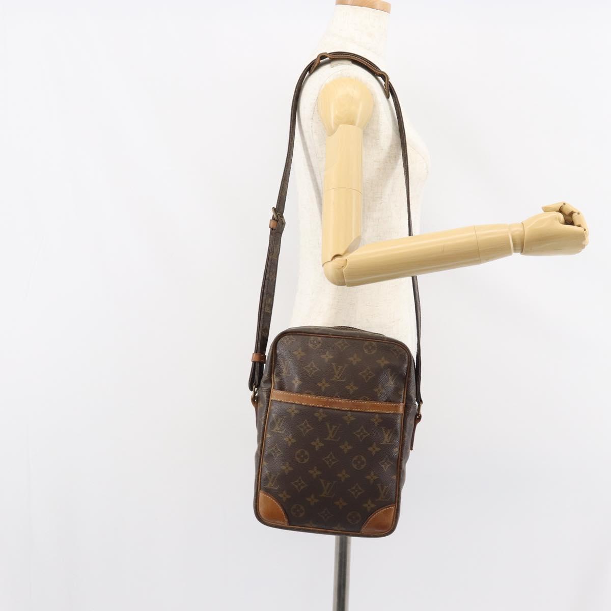 LOUIS VUITTON Monogram DanubeMM Shoulder Bag M45264 LV Auth BA8129
