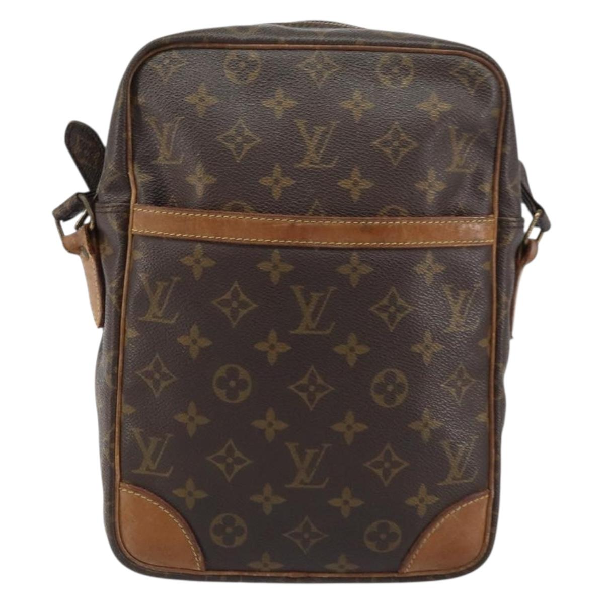 LOUIS VUITTON Monogram DanubeMM Shoulder Bag M45264 LV Auth BA8129