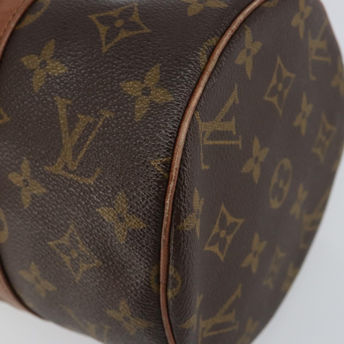 LOUIS VUITTON Monogram Papillon 30 Hand Bag M51385 LV Auth BA8131