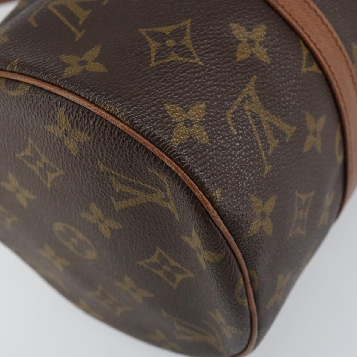 LOUIS VUITTON Monogram Papillon 30 Hand Bag M51385 LV Auth BA8131