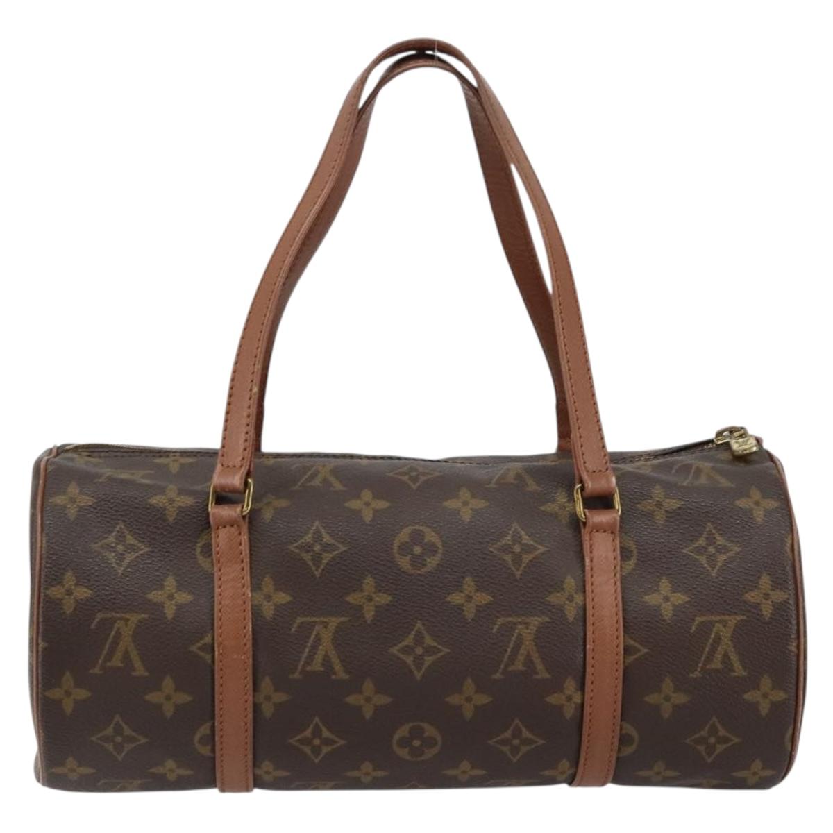 LOUIS VUITTON Monogram Papillon 30 Hand Bag M51385 LV Auth BA8131