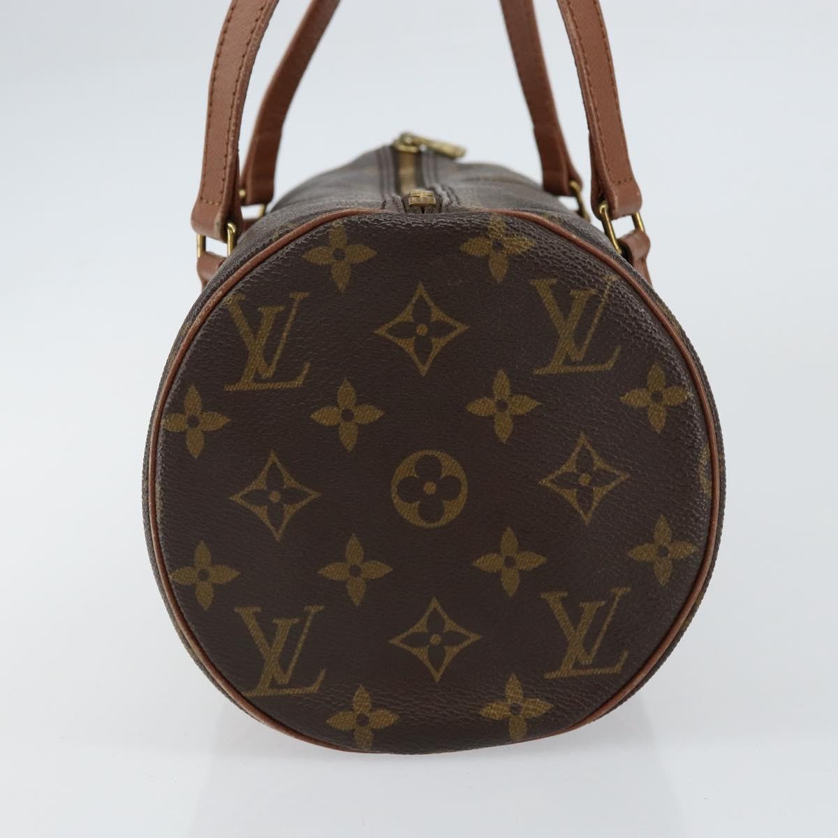 LOUIS VUITTON Monogram Papillon 30 Hand Bag M51385 LV Auth BA8131
