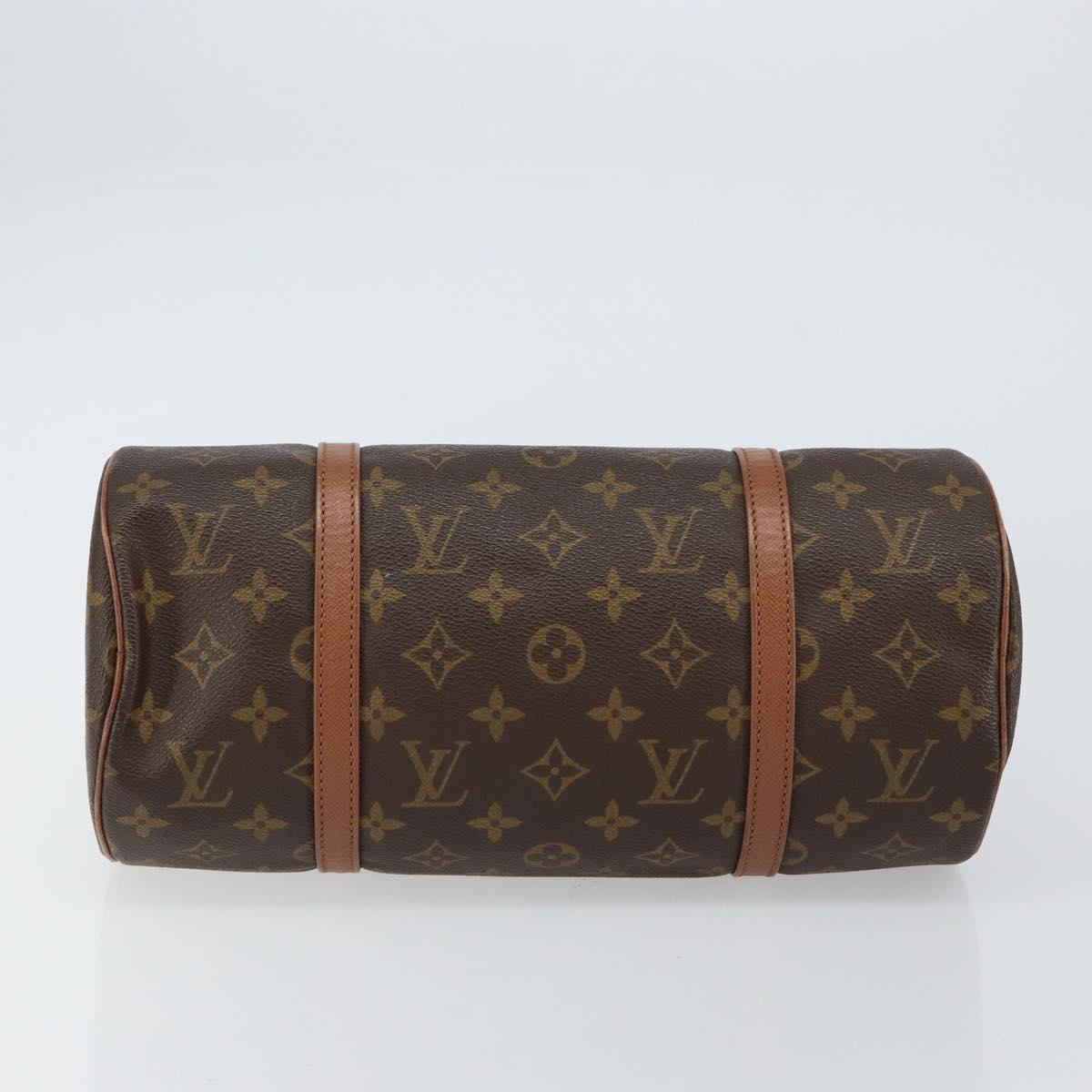 LOUIS VUITTON Monogram Papillon 30 Hand Bag M51385 LV Auth BA8131