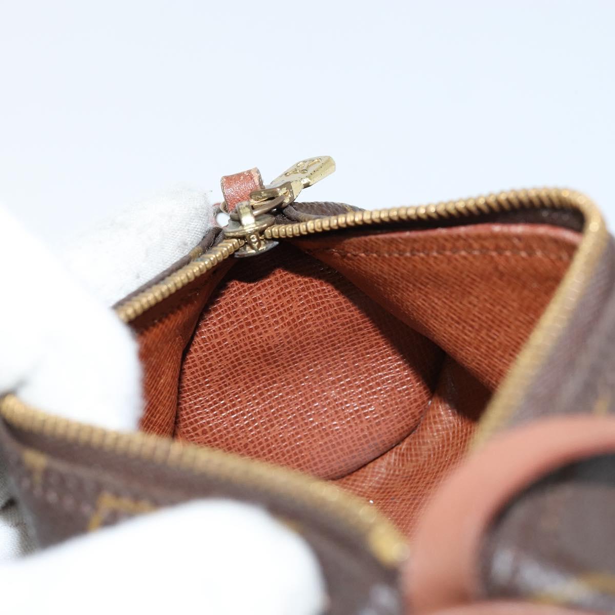 LOUIS VUITTON Monogram Papillon Pouch LV Auth BA8132