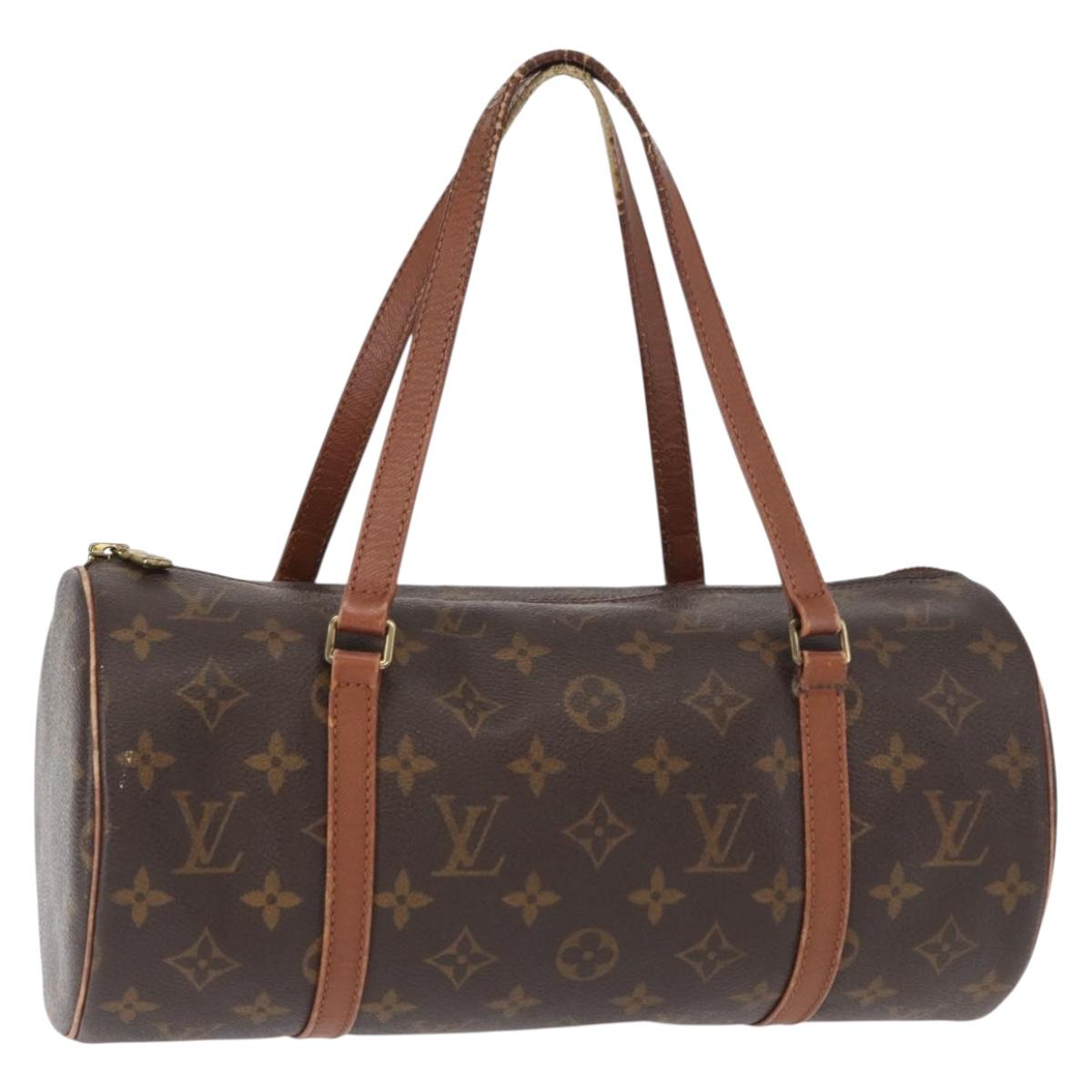 LOUIS VUITTON Monogram Papillon 30 Hand Bag M51385 LV Auth BA8133