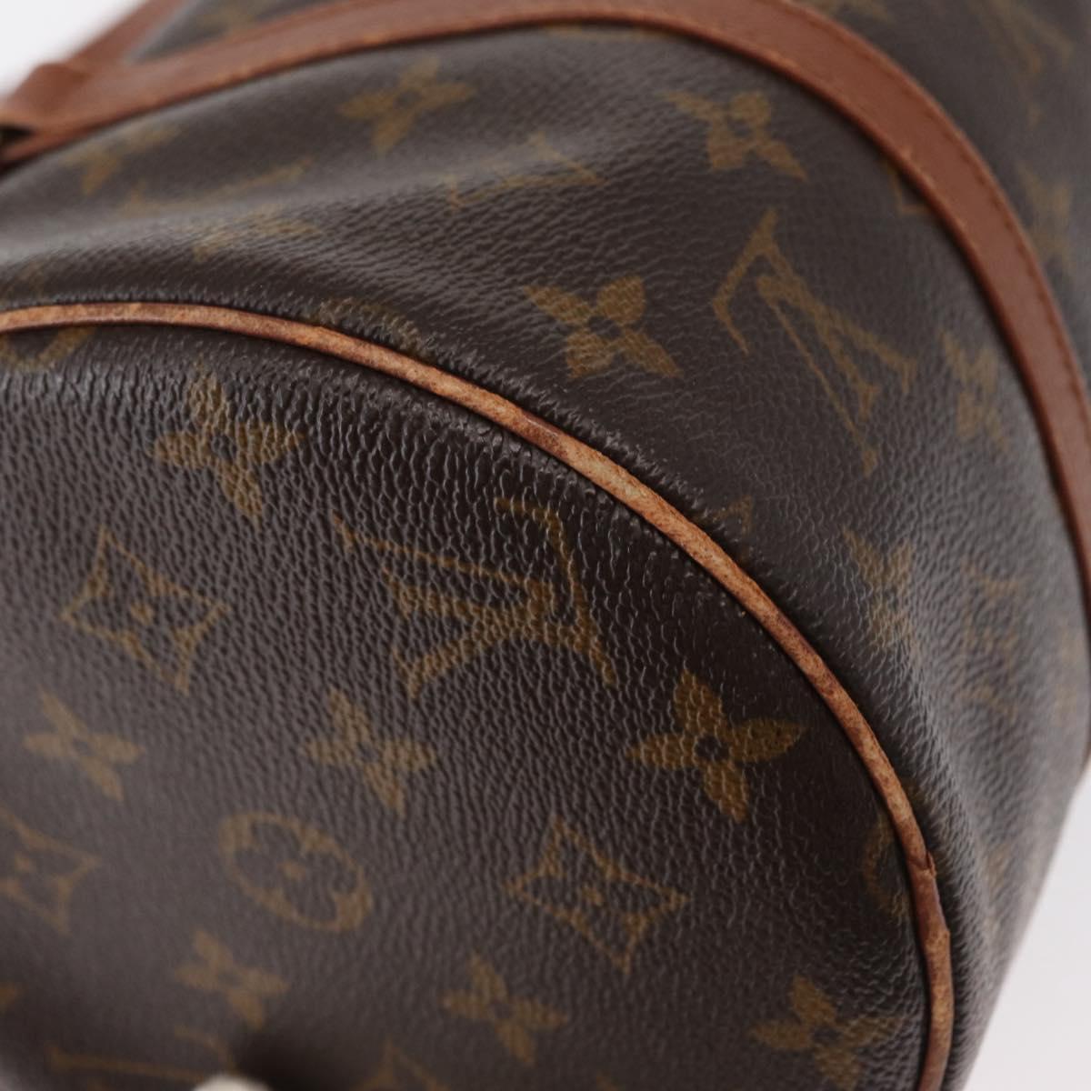 LOUIS VUITTON Monogram Papillon 30 Hand Bag M51385 LV Auth BA8133