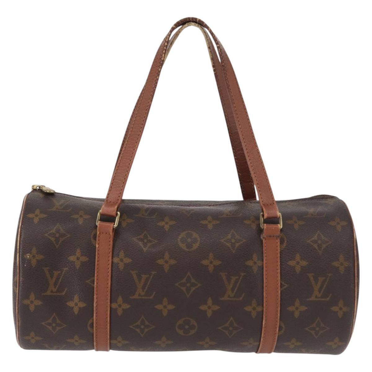 LOUIS VUITTON Monogram Papillon 30 Hand Bag M51385 LV Auth BA8133