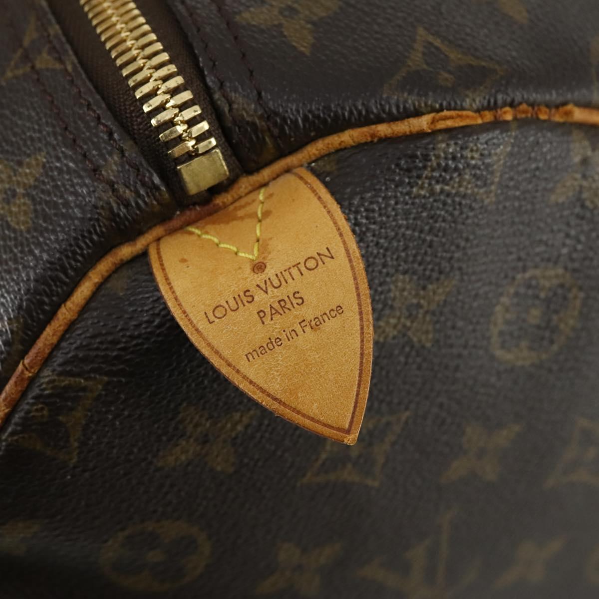 LOUIS VUITTON Monogram Keepall 55 Boston Bag M41424 LV Auth BA8135