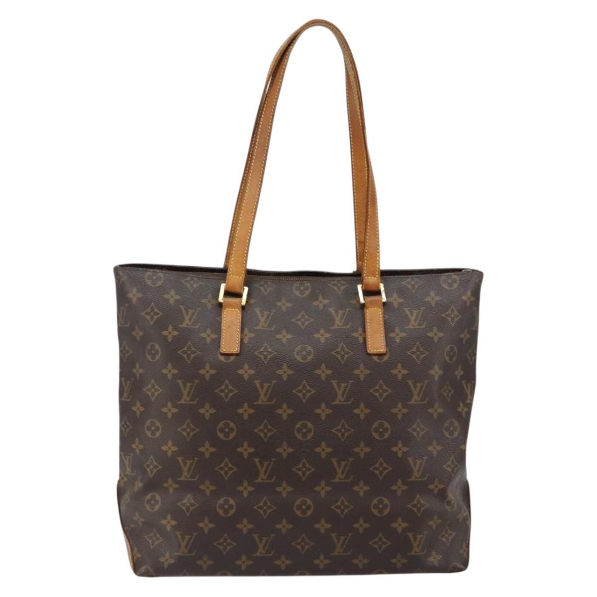 LOUIS VUITTON Monogram Cabas Mezzo Tote Bag M51151 LV Auth BA8137