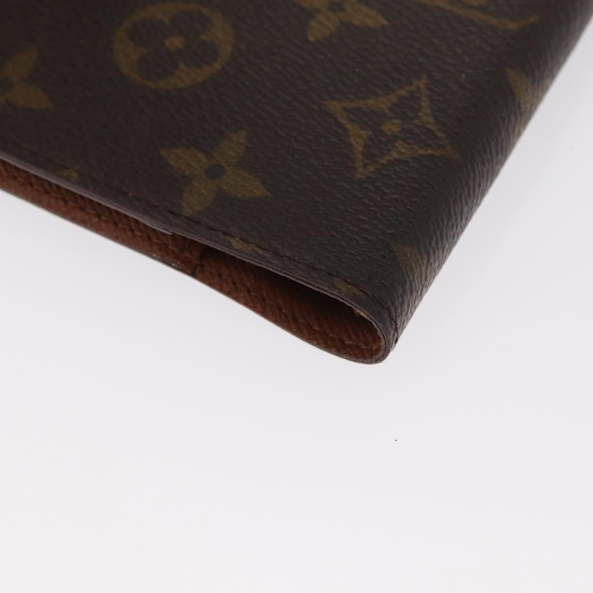 LOUIS VUITTON Monogram Agenda PM Day Planner Cover R20005 LV Auth BA8138