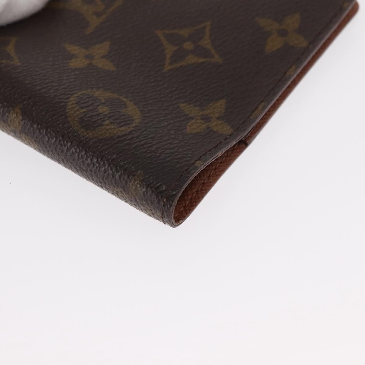 LOUIS VUITTON Monogram Agenda PM Day Planner Cover R20005 LV Auth BA8138