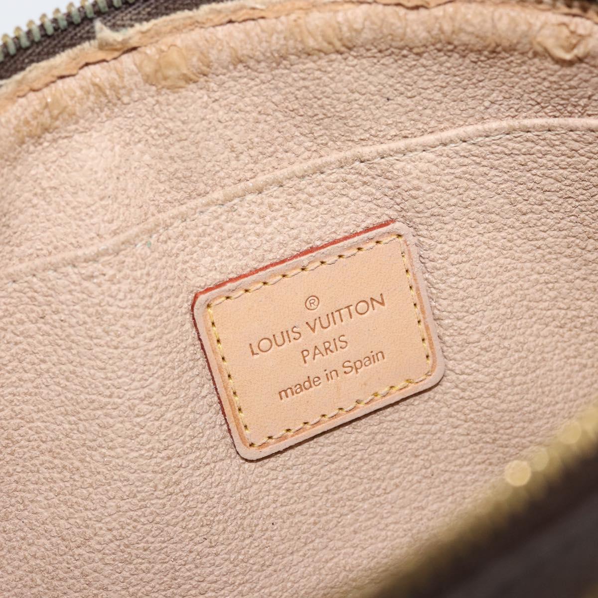 LOUIS VUITTON Monogram Pochette Cosmetic PM Pouch M43998 LV Auth BA8139