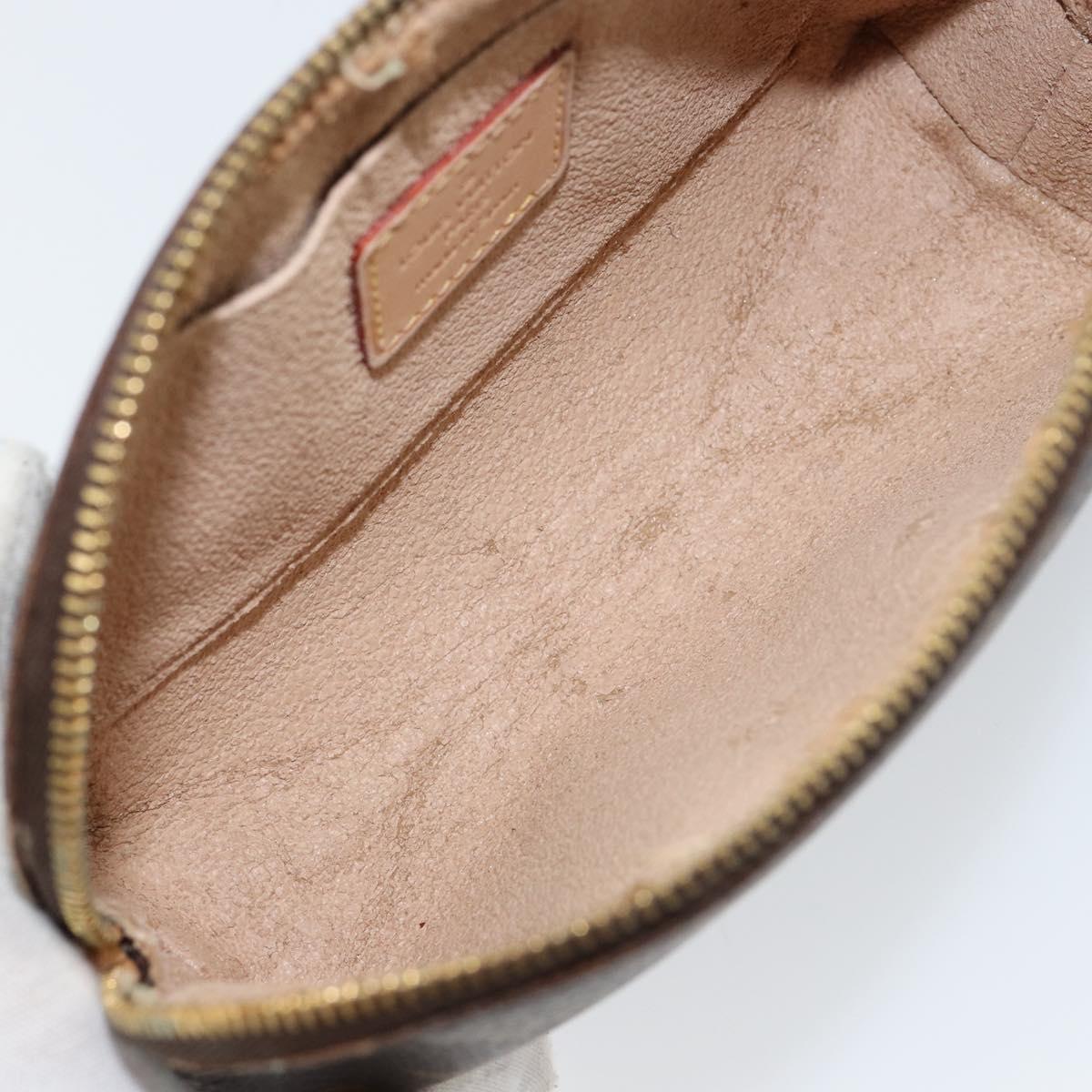 LOUIS VUITTON Monogram Pochette Cosmetic PM Pouch M43998 LV Auth BA8139