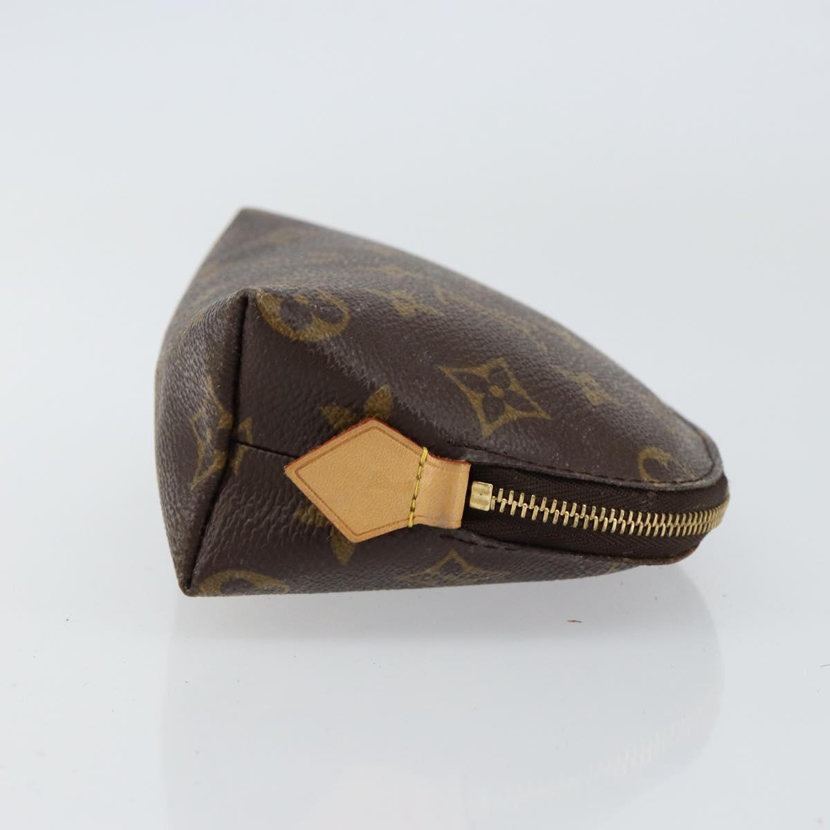 LOUIS VUITTON Monogram Pochette Cosmetic PM Pouch M43998 LV Auth BA8139