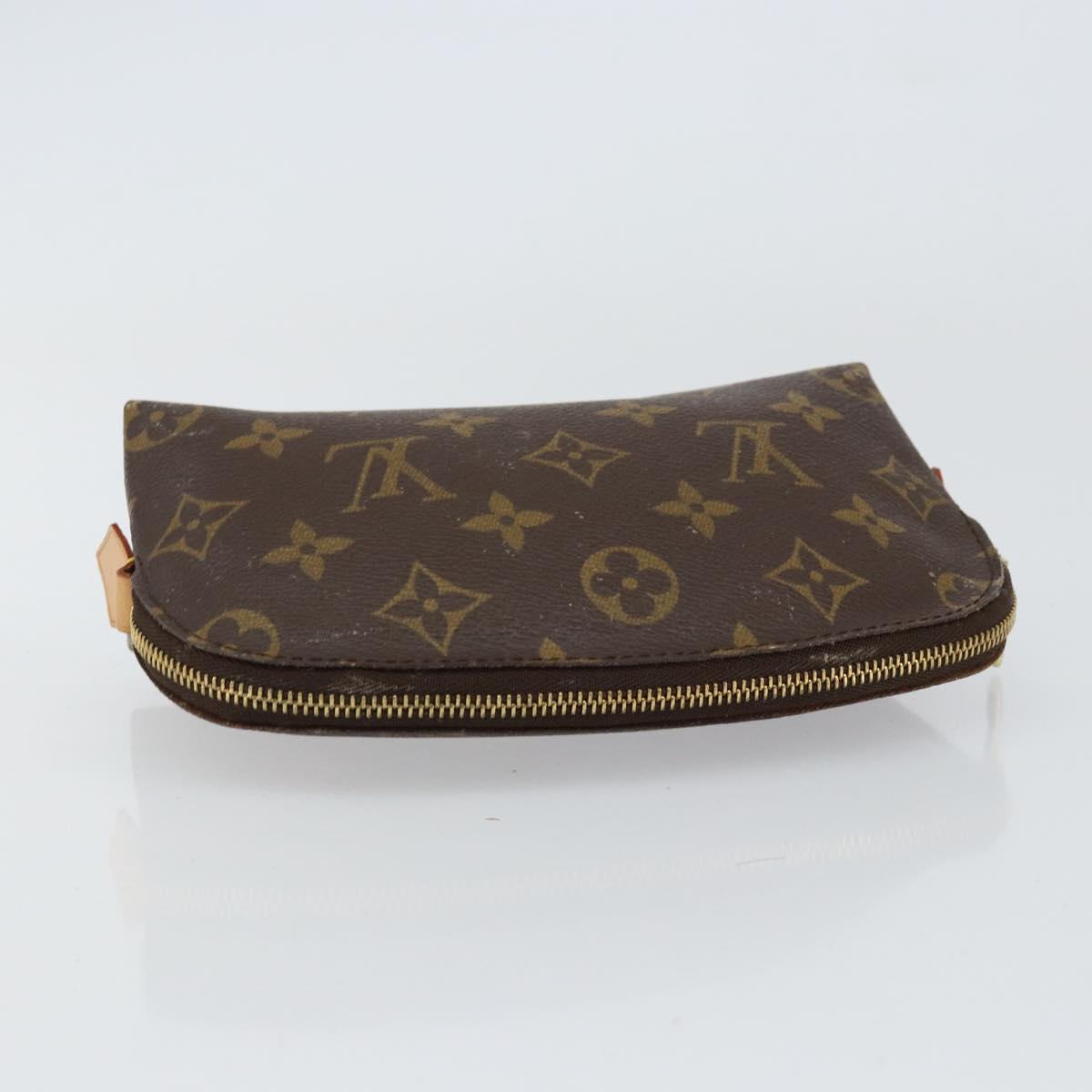 LOUIS VUITTON Monogram Pochette Cosmetic PM Pouch M43998 LV Auth BA8139