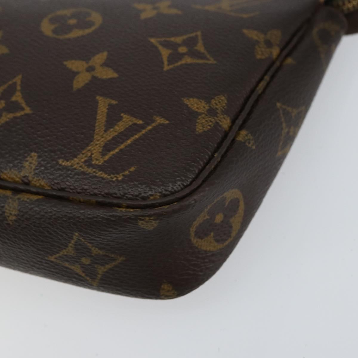 LOUIS VUITTON Monogram Pochette Accessoires Pouch M51980 LV Auth BA8143