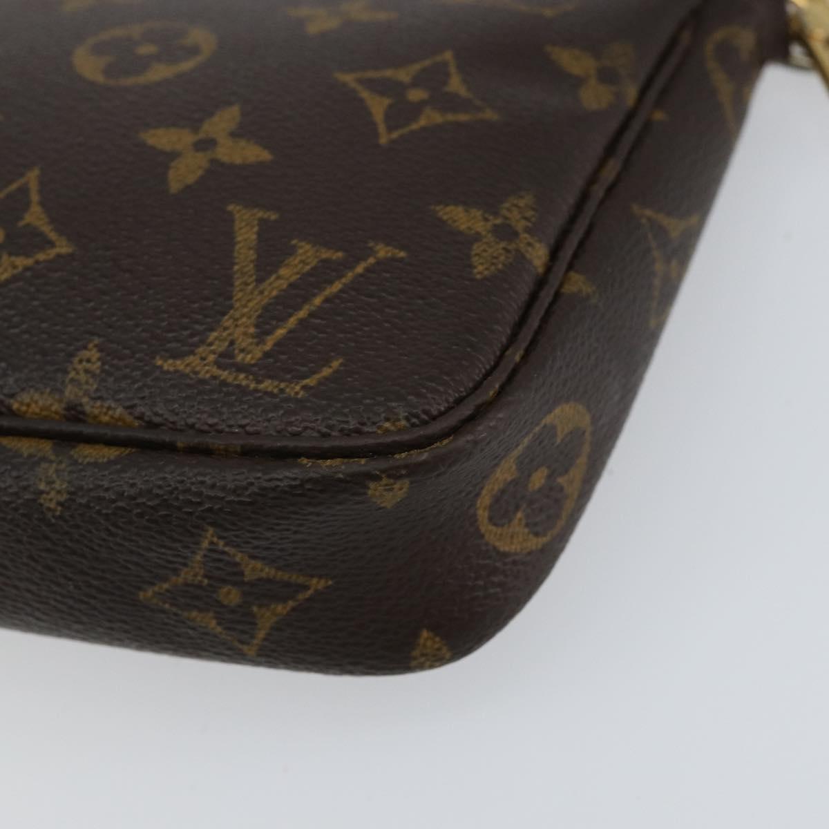 LOUIS VUITTON Monogram Pochette Accessoires Pouch M51980 LV Auth BA8143