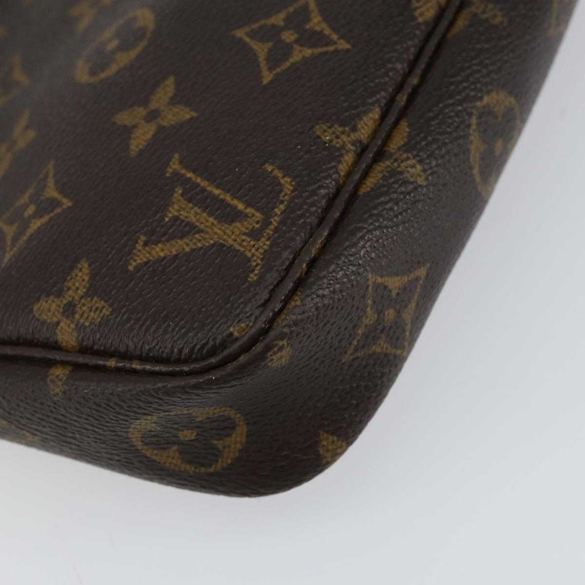LOUIS VUITTON Monogram Pochette Accessoires Pouch M51980 LV Auth BA8143