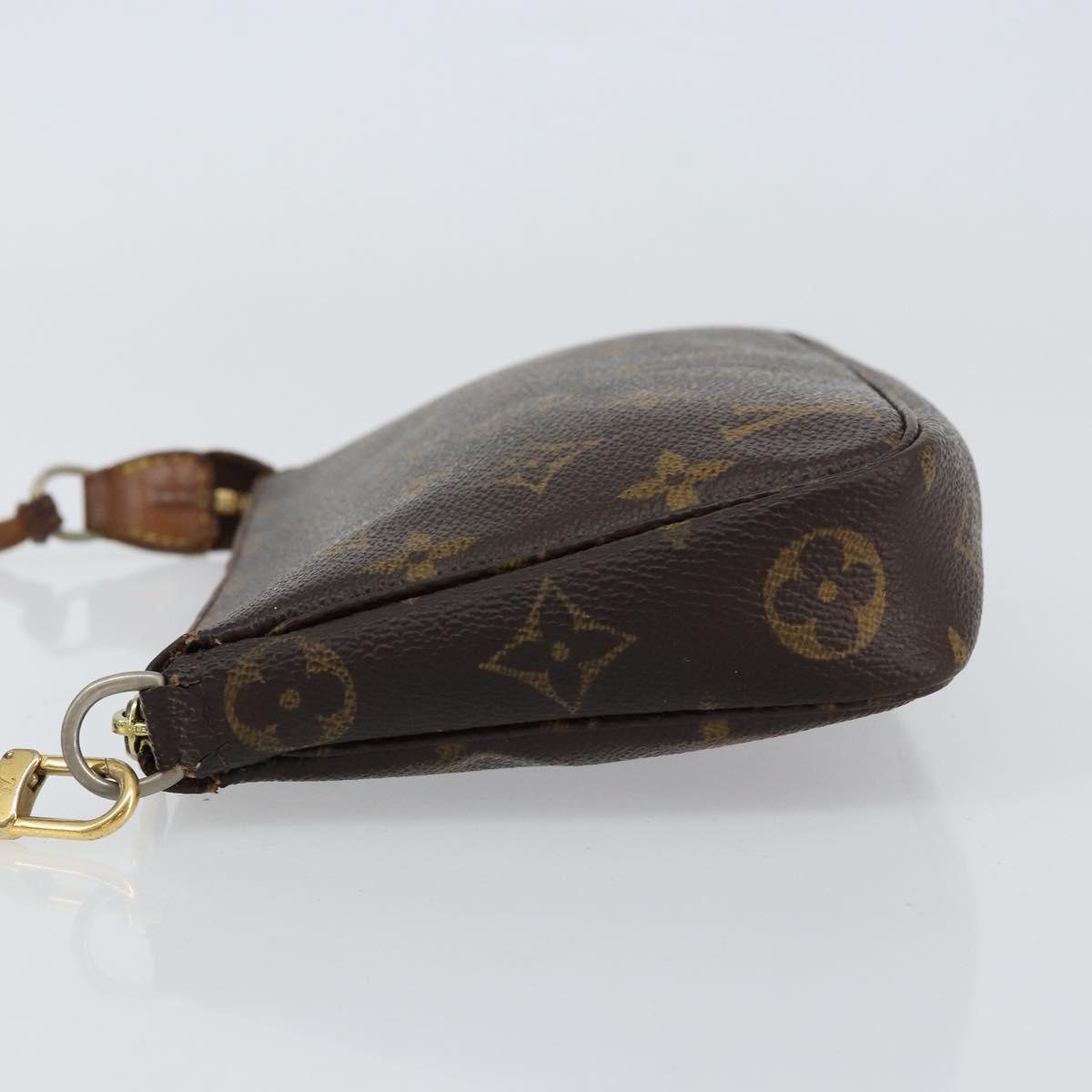 LOUIS VUITTON Monogram Pochette Accessoires Pouch M51980 LV Auth BA8143