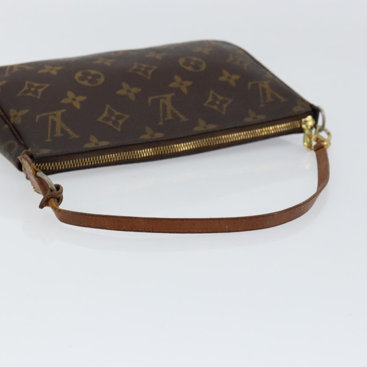 LOUIS VUITTON Monogram Pochette Accessoires Pouch M51980 LV Auth BA8143