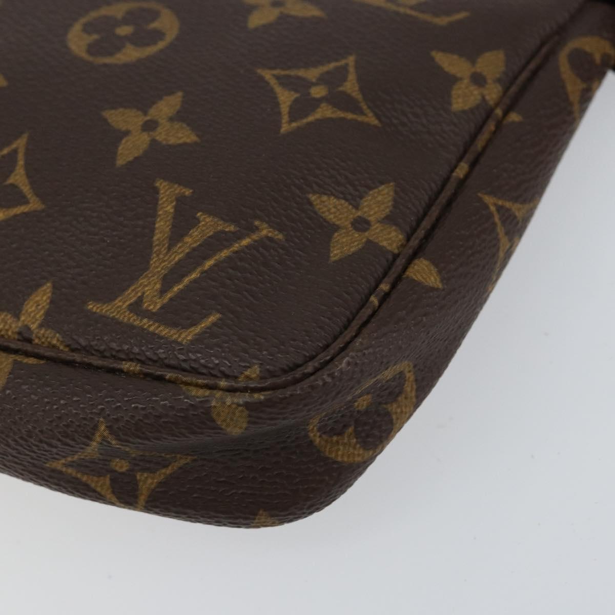 LOUIS VUITTON Monogram Pochette Accessoires Pouch M51980 LV Auth BA8144