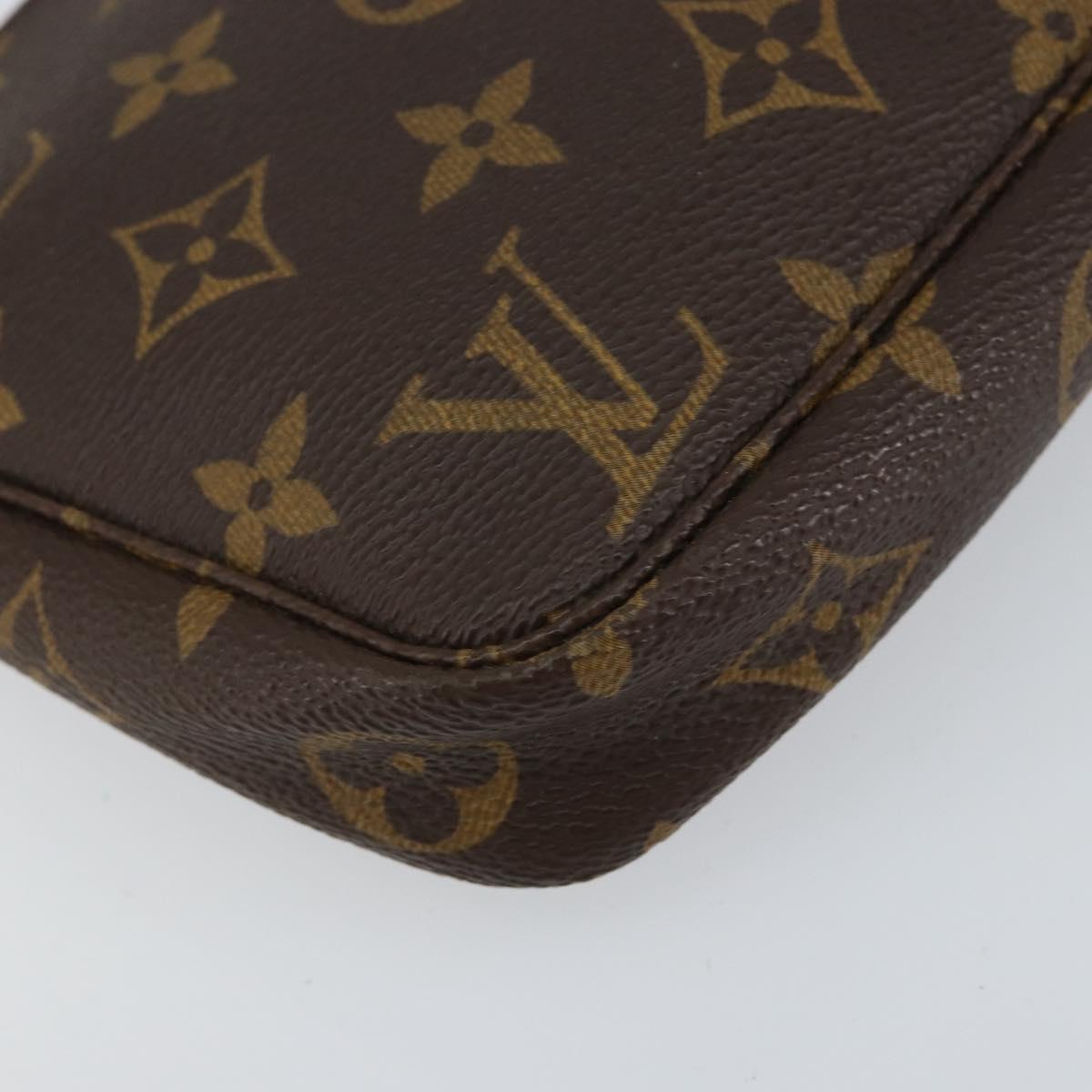 LOUIS VUITTON Monogram Pochette Accessoires Pouch M51980 LV Auth BA8144