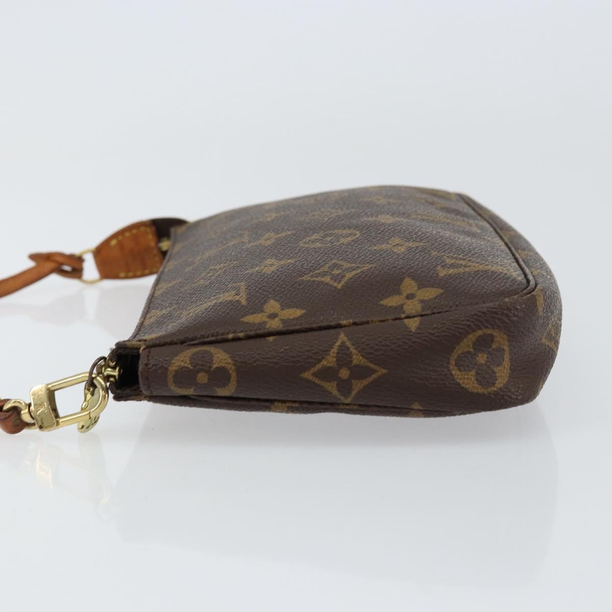 LOUIS VUITTON Monogram Pochette Accessoires Pouch M51980 LV Auth BA8144