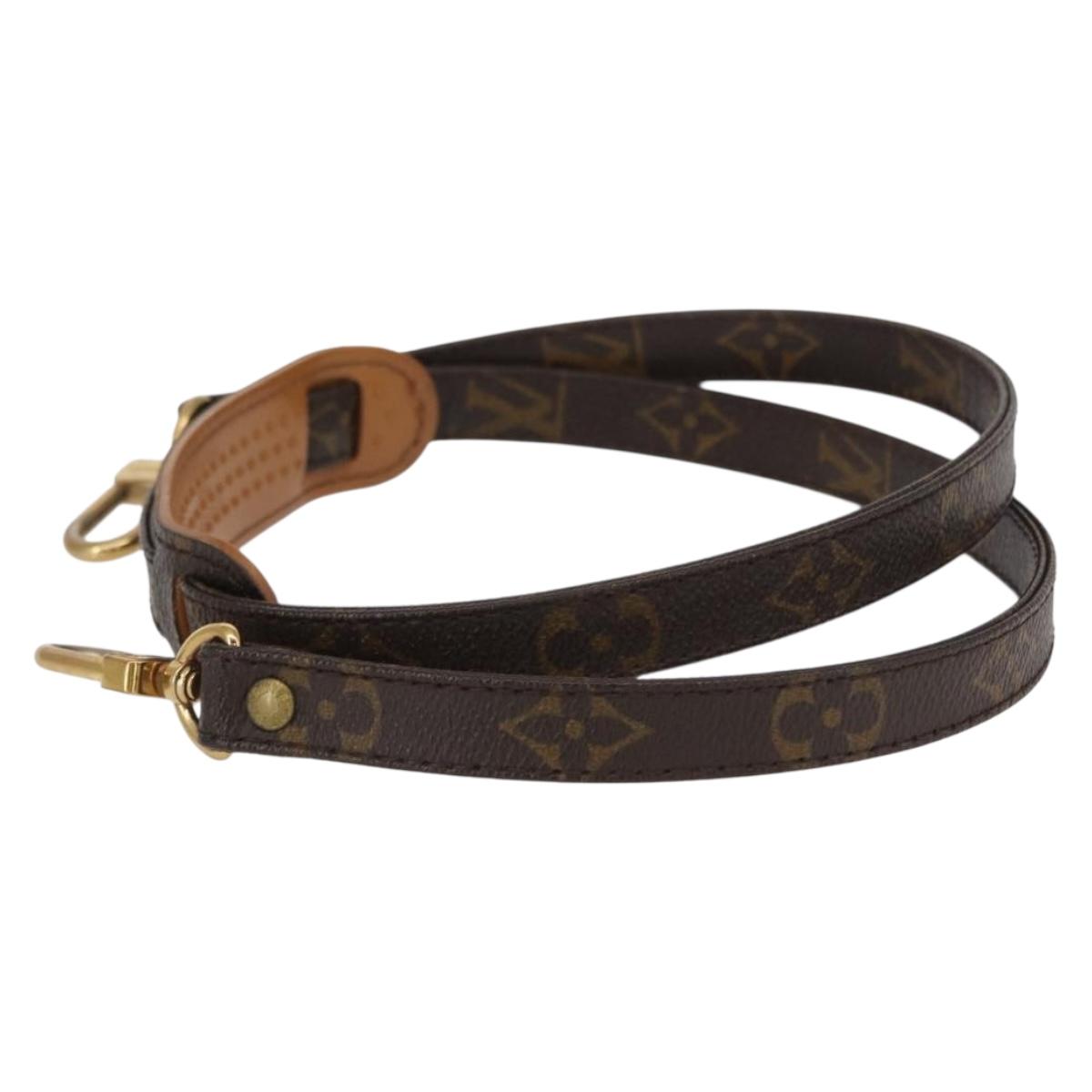LOUIS VUITTON Monogram Shoulder Strap 38.2"" LV Auth BA8147