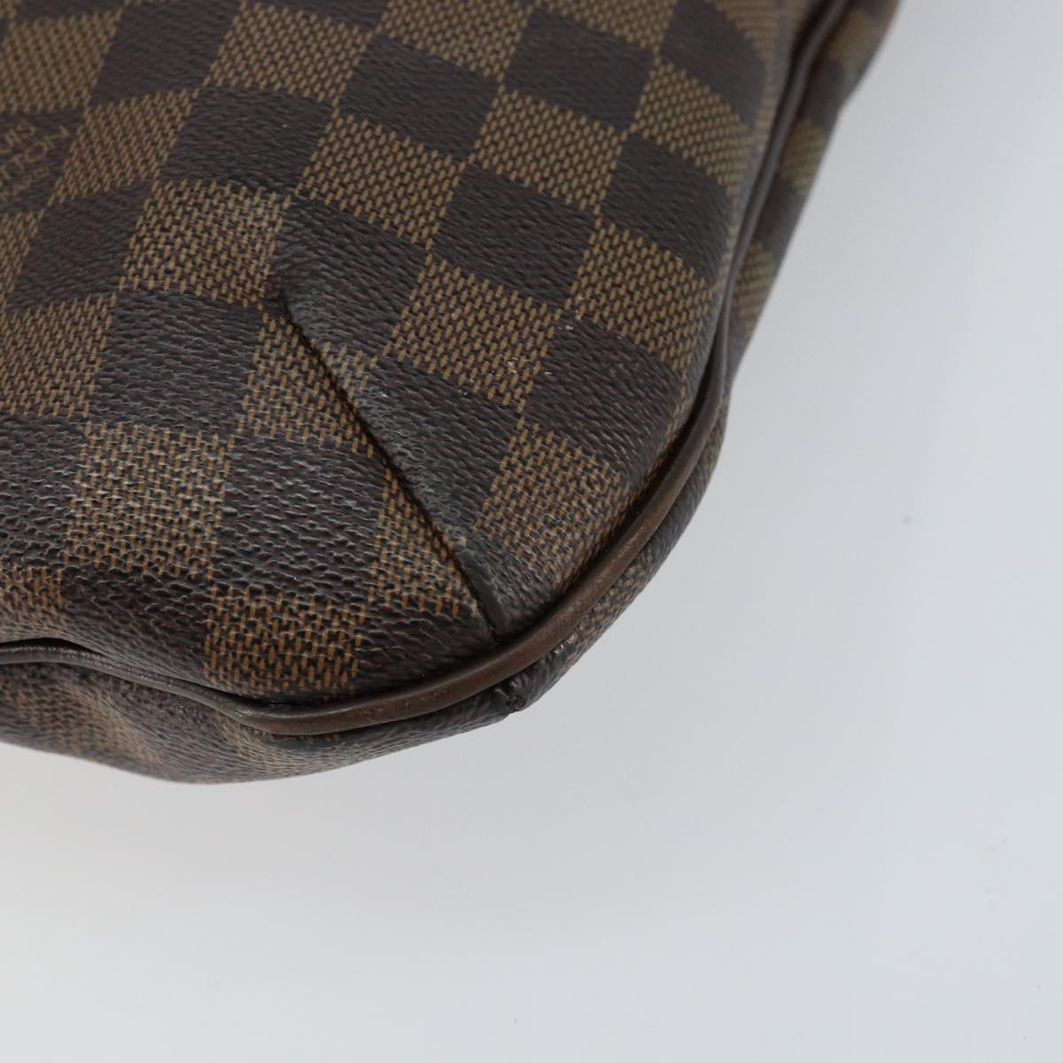 LOUIS VUITTON Damier Ebene Bloomsbury GM Shoulder Bag N42250 LV Auth BA8148