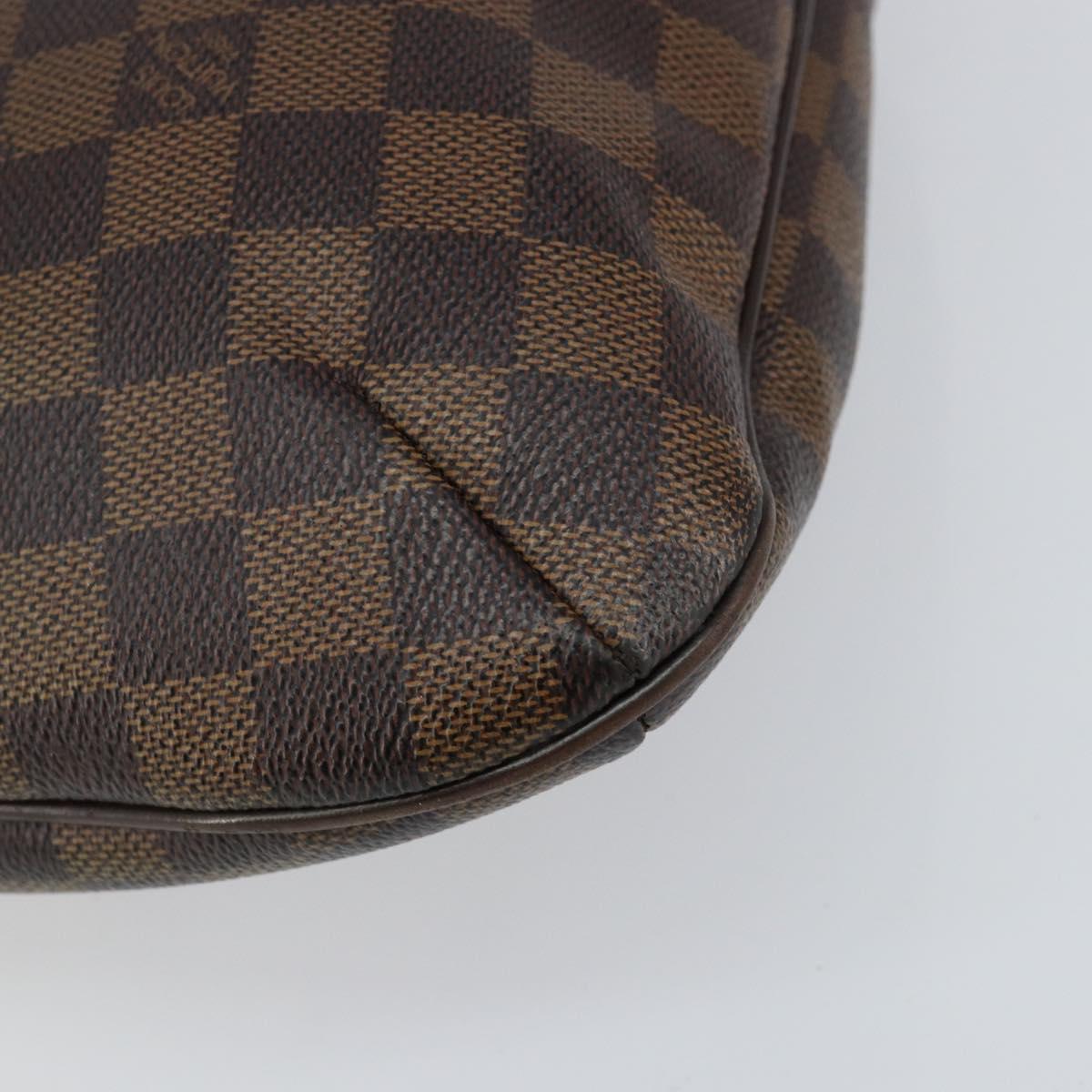 LOUIS VUITTON Damier Ebene Bloomsbury GM Shoulder Bag N42250 LV Auth BA8148