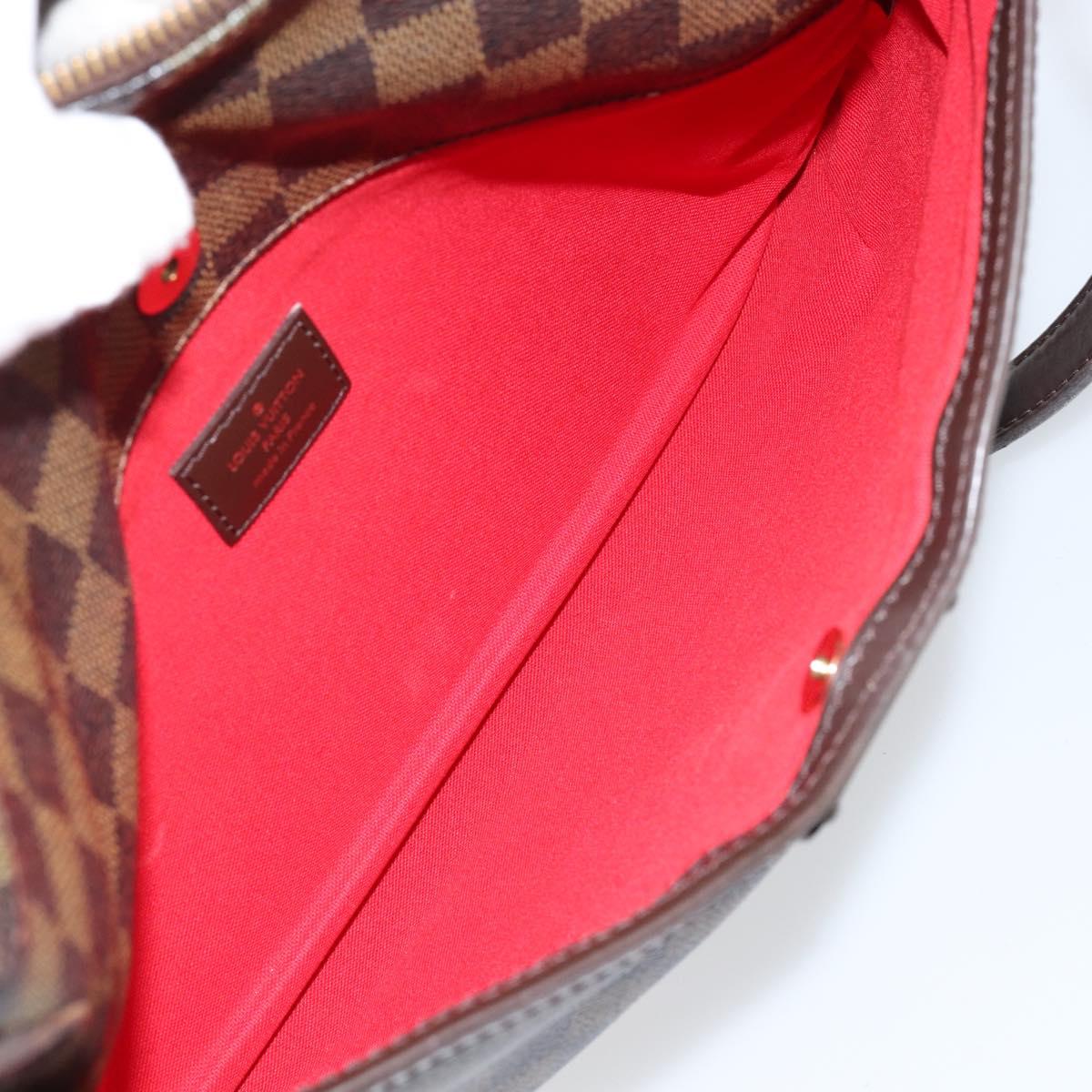 LOUIS VUITTON Damier Ebene Bloomsbury GM Shoulder Bag N42250 LV Auth BA8148